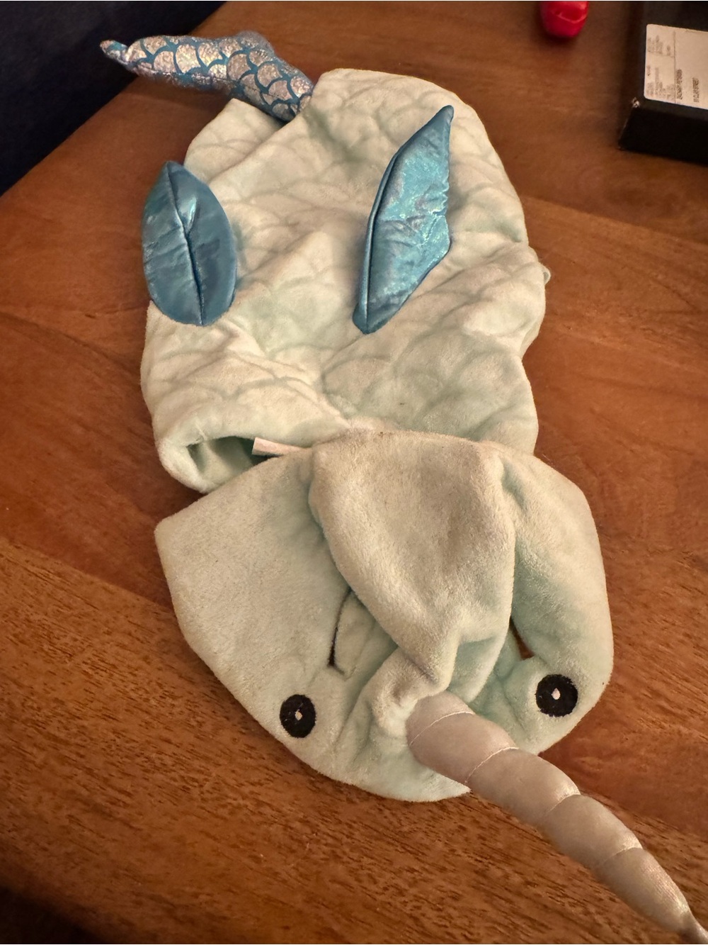 Target Narwhal Dog Costume Size Small Like New